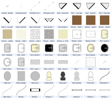 architectural drawing symbols for house and sizes Kindle Editon