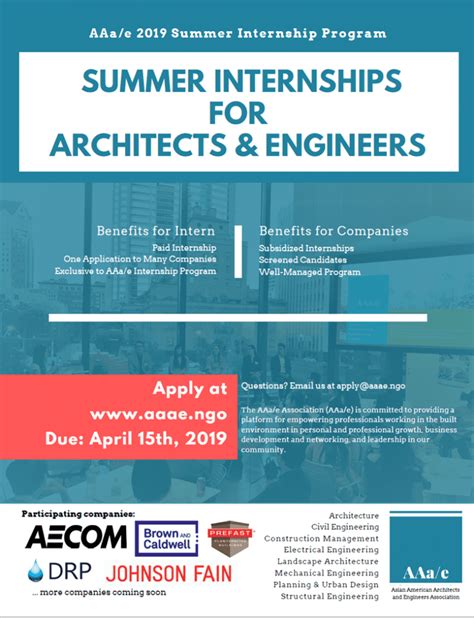 architecture summer internships 2024