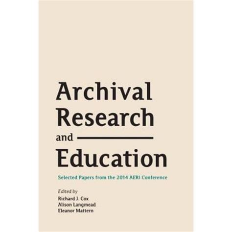 archival research education selected conference Doc