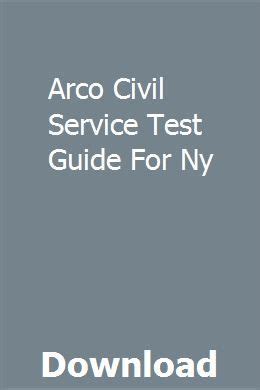 arco civil service test study guide pdf Reader