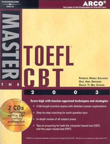 arco master the toefl cbt 2003 with cd rom PDF