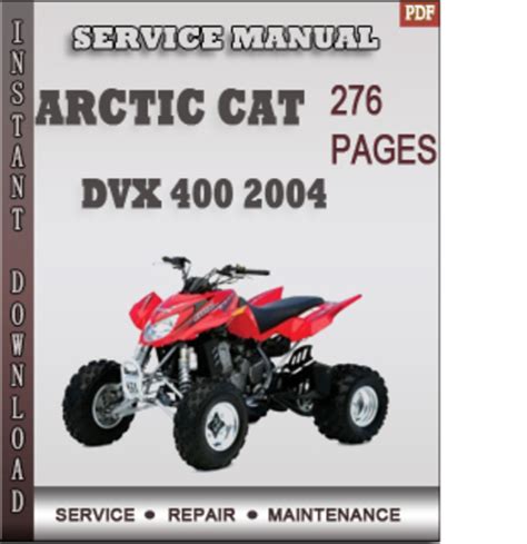 arctic cat dvx 400 service repair manual pdf Epub