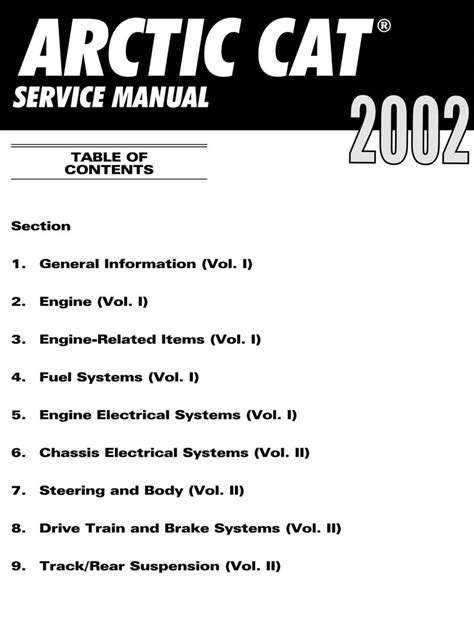 arctic cat snowmobile 2002 550 owners manual pdf Reader