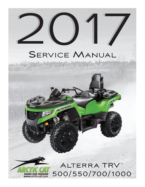 arctic cat trv 700 service manual pdf Epub