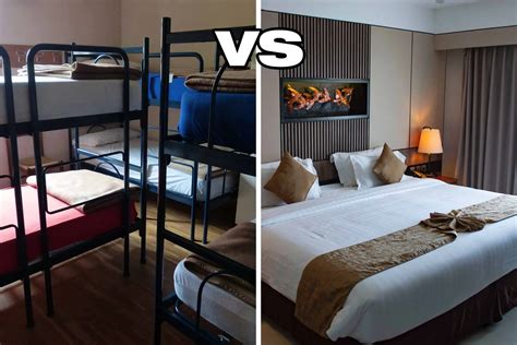 are a hostel and hotel different