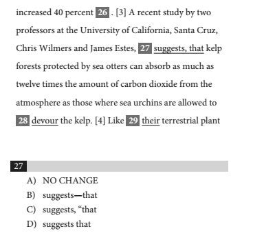 are colons and dashes the same sat