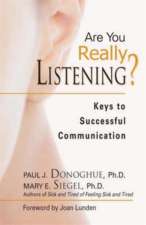 are you really listening? keys to successful communication Doc