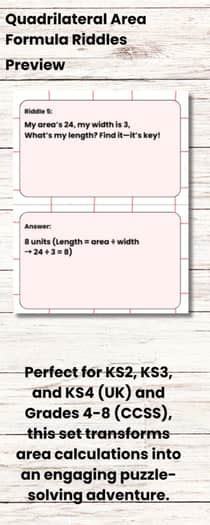 area of quadrilaterals word problems Kindle Editon