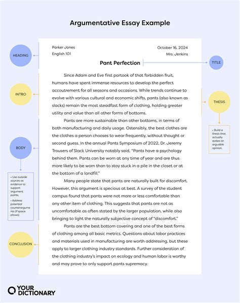 argumentative essay ap govexample