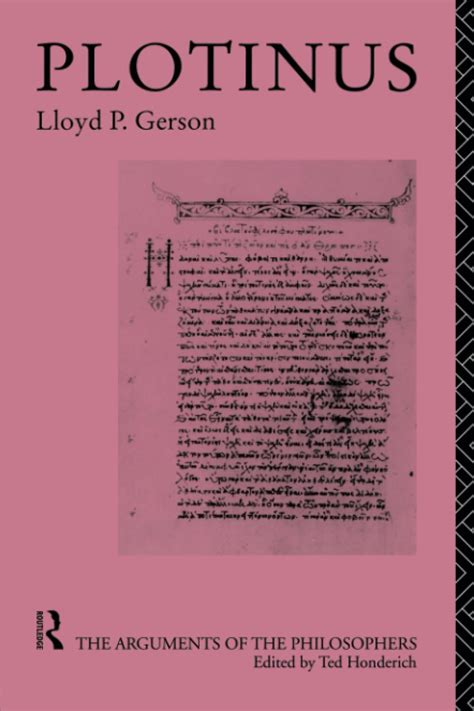 arguments of the philosophers plotinus arg philosophers PDF