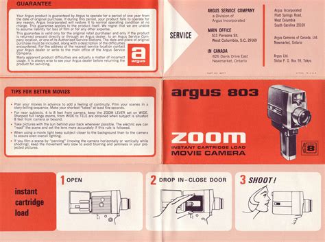 argus camera user manual Kindle Editon