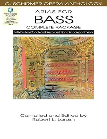 arias for bass accompaniment cds g schirmer opera anthology Reader