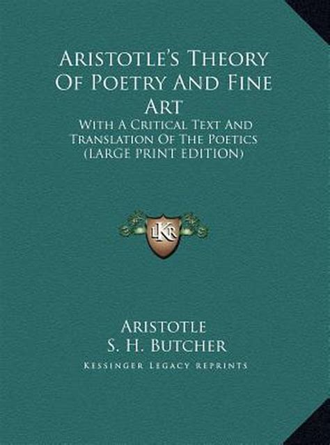 aristotle s theory of poetry and fine art aristotle s theory of poetry and fine art Reader