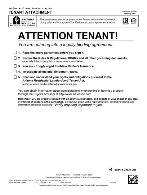 arizona realtors residential lease agreement Epub