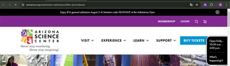 arizona science center promo code 2014 Reader
