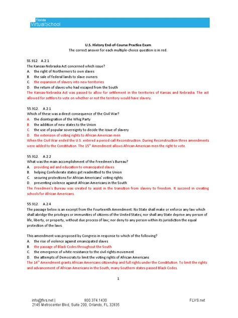 arkansas history exam with answers PDF