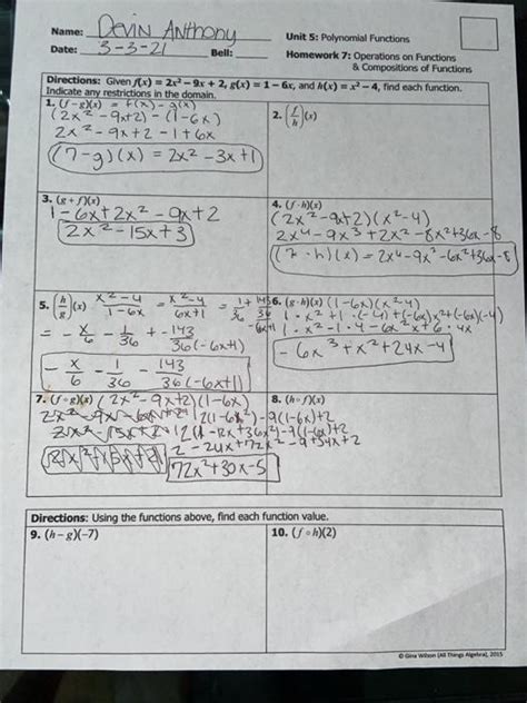 arlington algebra project unit 2 answers PDF