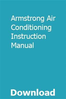 armstrong air conditioning instruction manual Epub