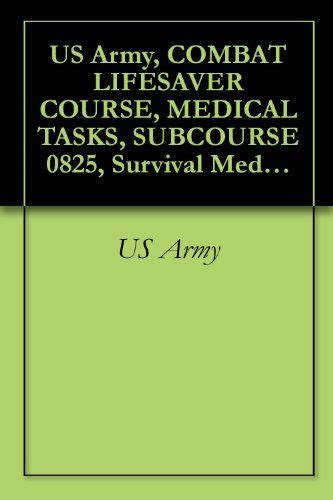 army combat lifesaver instructor manual pdf PDF