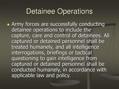 army detainee operations training powerpoint Doc