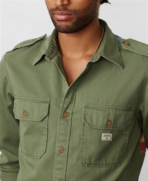 army shirt green