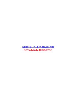 arnova 7 g2 manual Doc