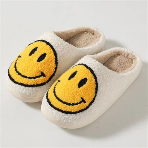 around the house slippers smile