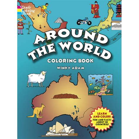 around the world coloring book dover history coloring book Reader