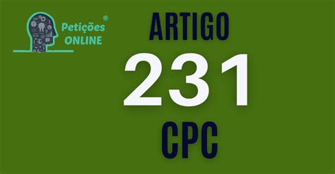 art 231 cpc