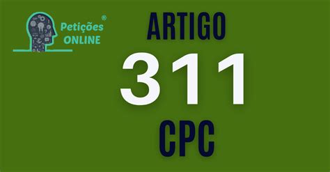 art 311 cpc