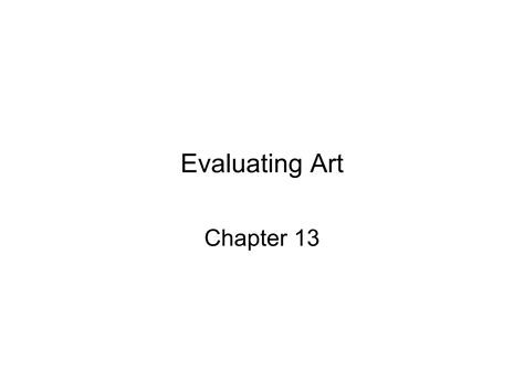 art appreciation chapter 13 Doc