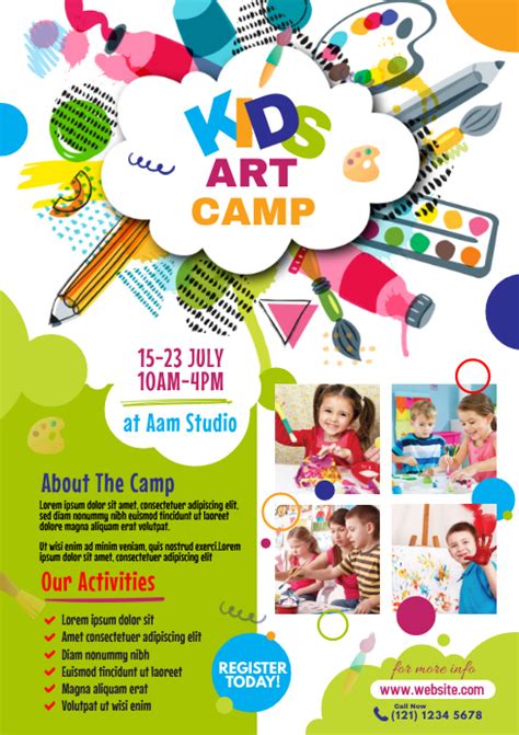 art camp flyer templates Kindle Editon