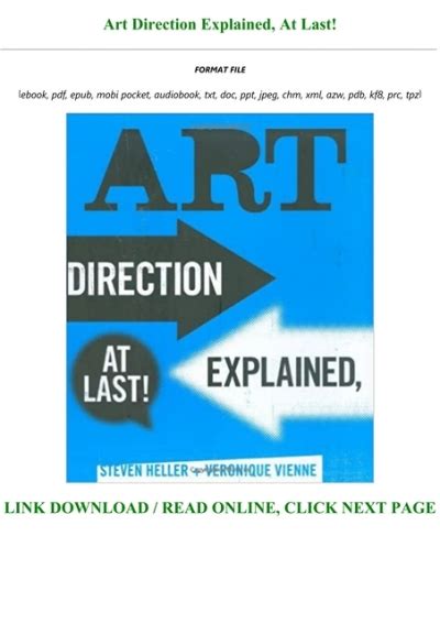 art direction explained at last pdf Kindle Editon