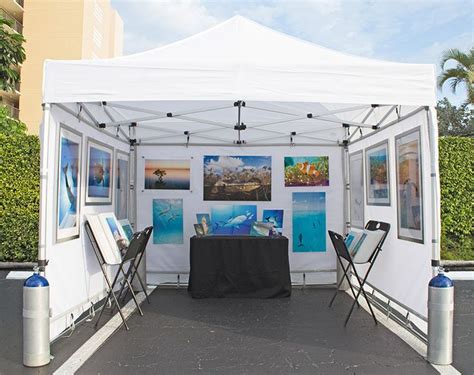 art display tent