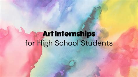 art internships dc