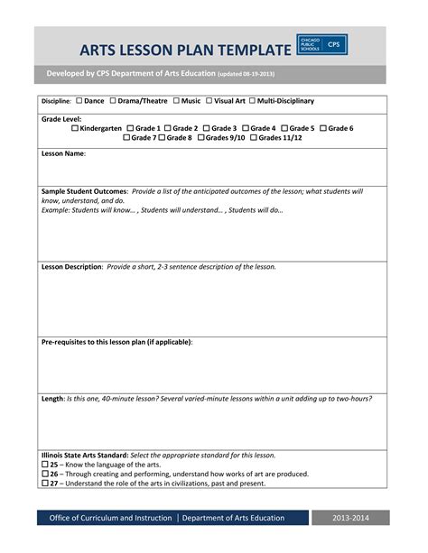 art therapy lesson plan outline Doc