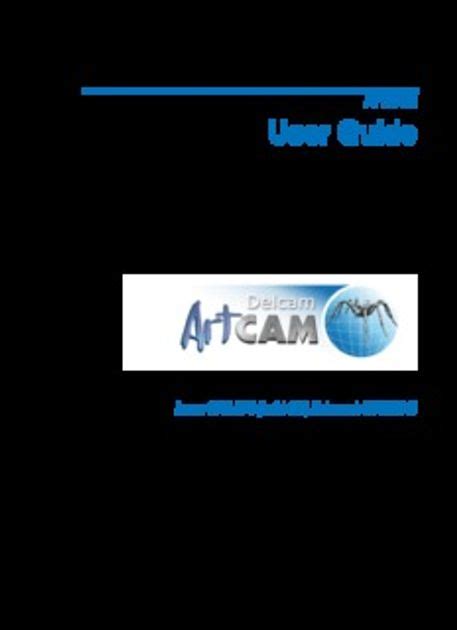 artcam program manual pdf Doc