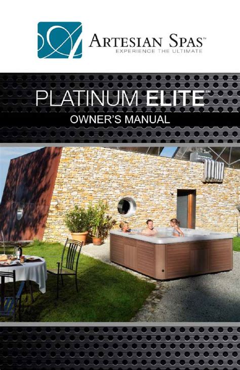 artesian spa platinum class manual pdf Epub