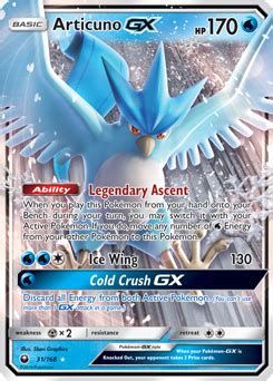 articuno pokemon cards