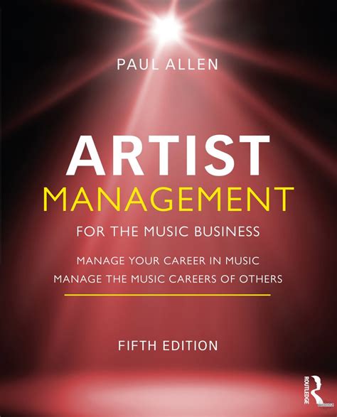 artist management for the music business PDF