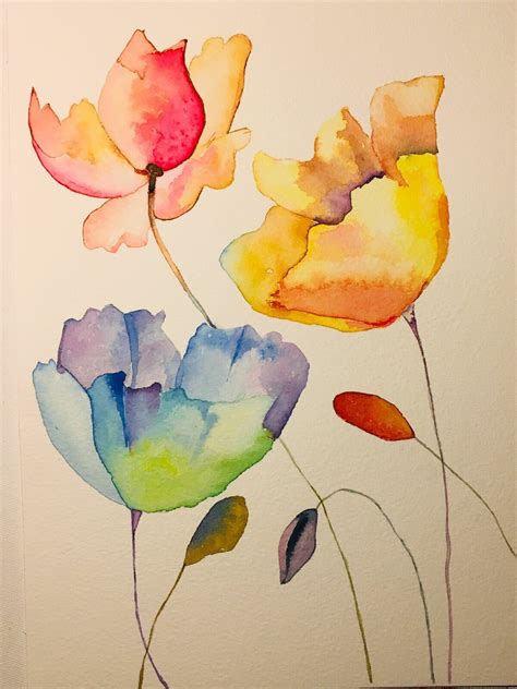 artists projects you can paint 10 floral watercolors PDF