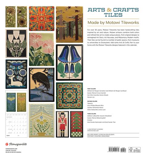 arts and crafts tiles 2007 calendar PDF