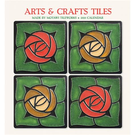 arts and crafts tiles 2014 mini wall calendar Reader