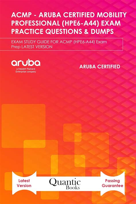 aruba acmp study guide PDF
