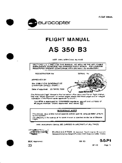 as 350 ba flight manual Doc