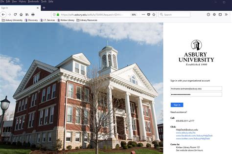 asbury university portal