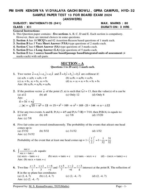 ashok singh maths class 12 solutions answer PDF