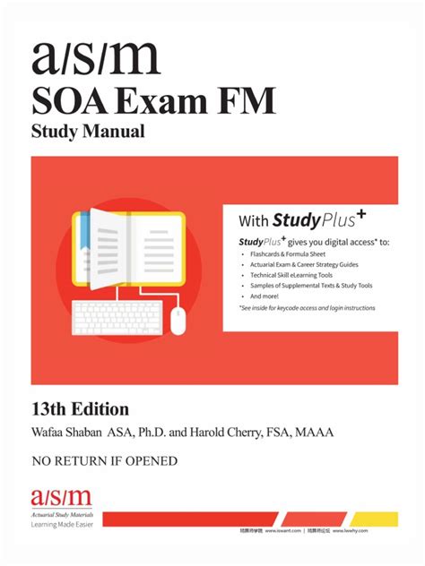 asm study manual for exam fm Epub