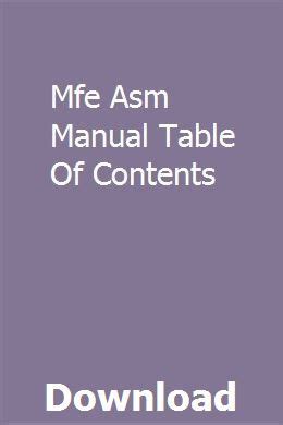 asm-manual-mfe Ebook Reader