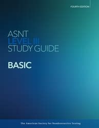 asnt level iii basic study guide Epub
